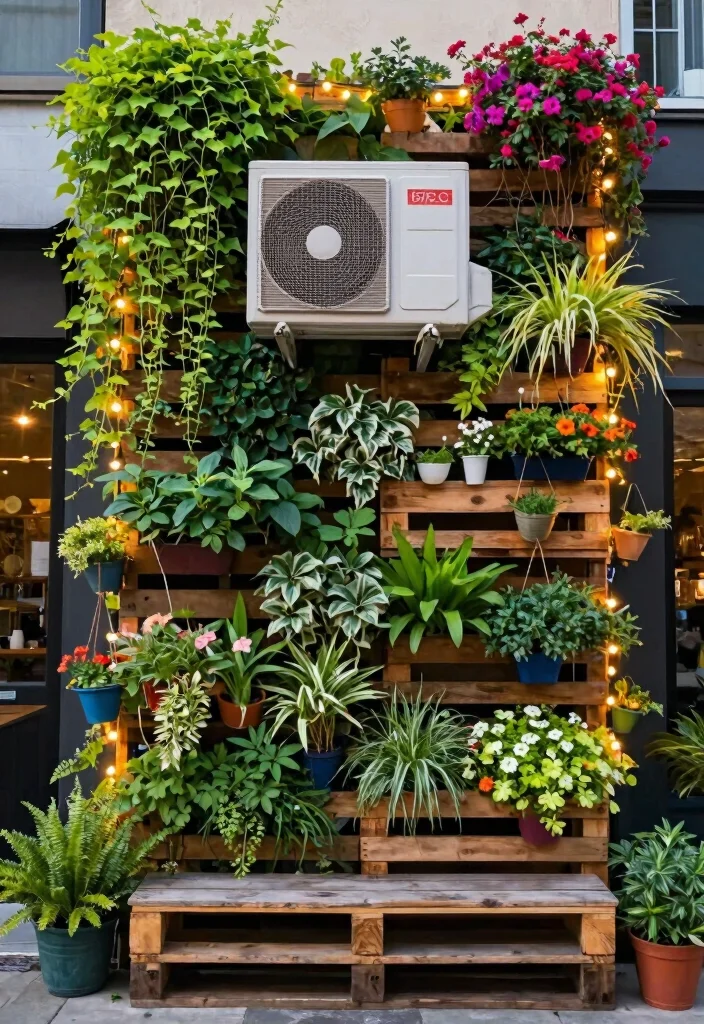 14 AC Unit Landscaping 2026 Trending Ideas That Hide It Beautifully - 2. Vertical Garden Walls 1