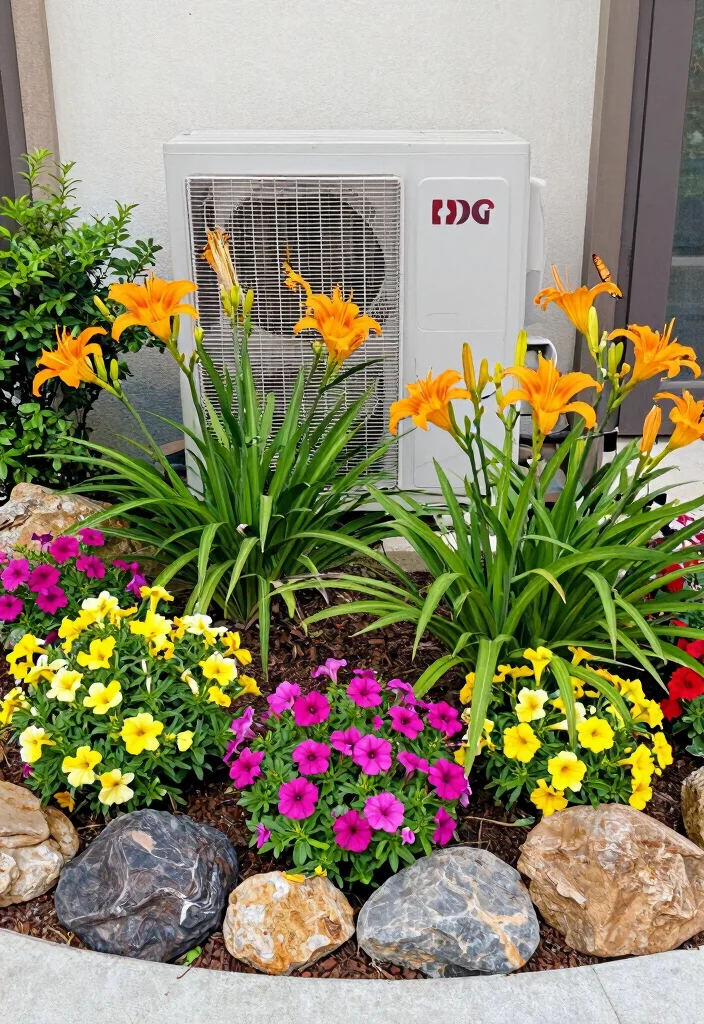 14 AC Unit Landscaping 2026 Trending Ideas That Hide It Beautifully - 4. Flowering Borders 1