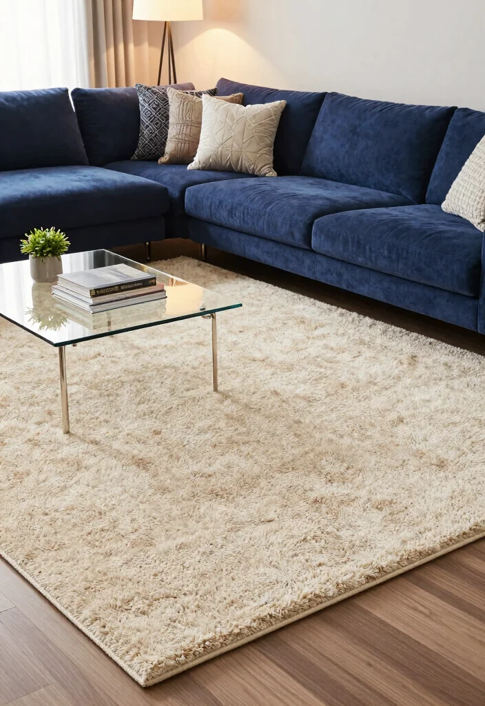 14 Carpet Flooring Living Room Ideas That Feel Cozy - 2. Soft and Plush Pile 1