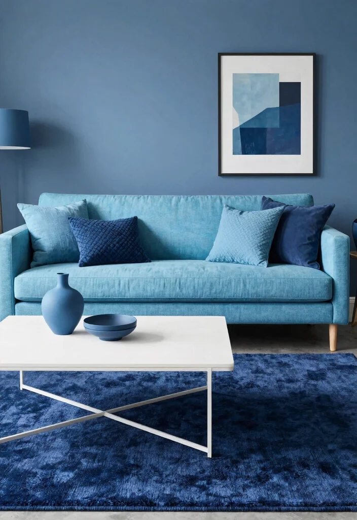 14 Carpet Flooring Living Room Ideas That Feel Cozy - 9. Monochrome Magic 1