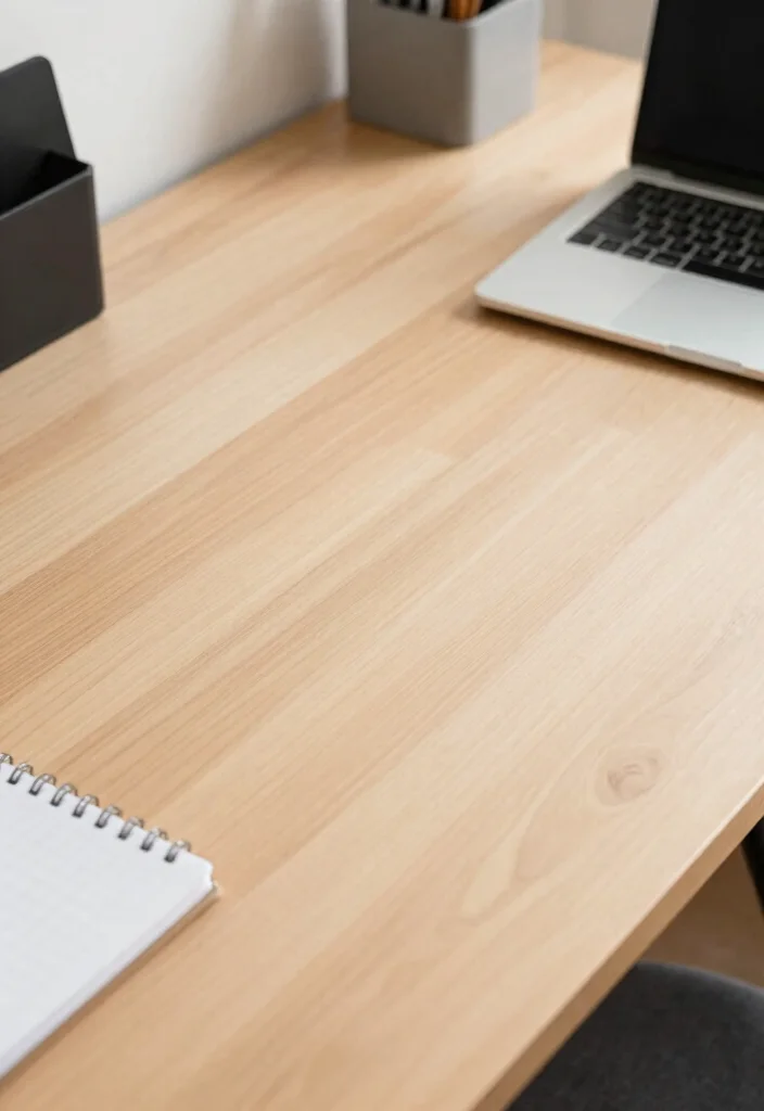 14 Desk Setup Study Ideas That Improve Focus - 12. Clean Slate 1