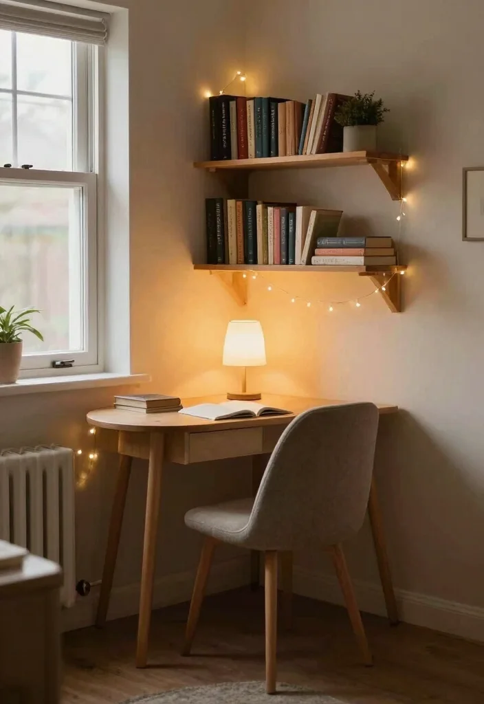 14 Desk Setup Study Ideas That Improve Focus - 2. Cozy Nook 1