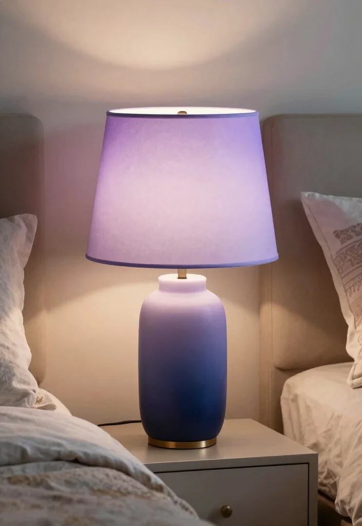 14 Hand Painted Lamp Shades Ideas With Artistic Flair 35 14 Hand Painted Lamp Shades Ideas With Artistic Flair - 5. Ombre Effects 1