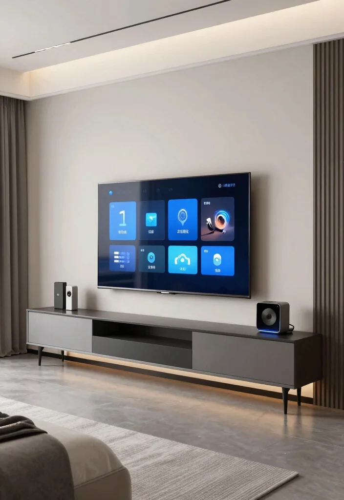 14 Luxury TV Unit Design for Bedroom Ideas That Feel Chic - 8. Tech-Savvy Solutions 1