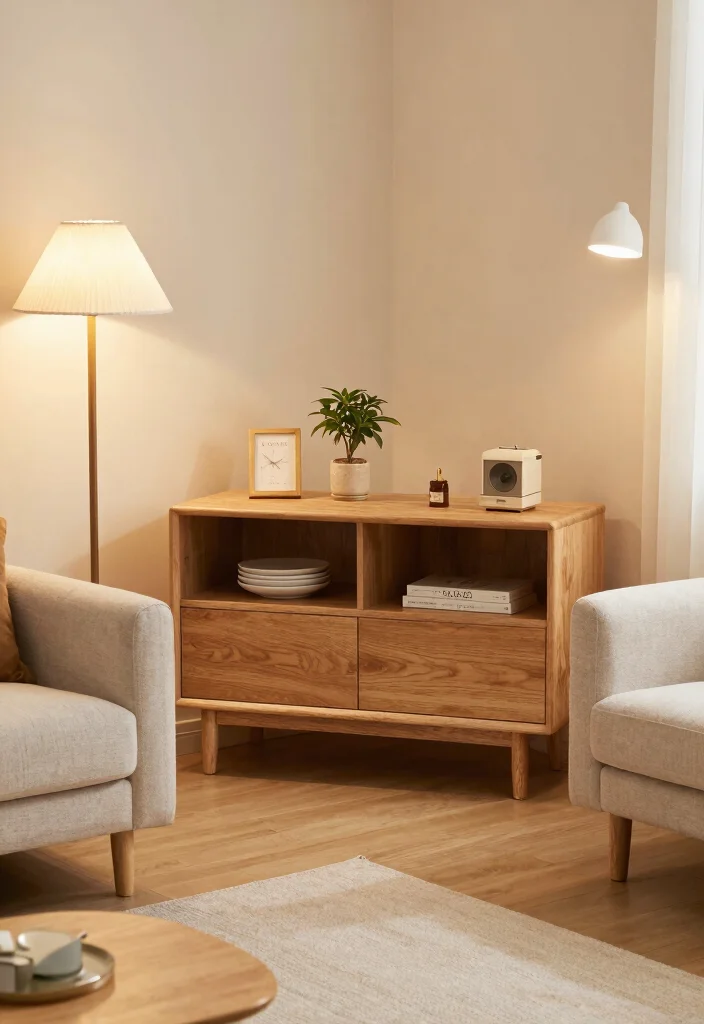 14 Oak TV Unit Ideas With Warm Natural Charm 26 14 Oak TV Unit Ideas With Warm Natural Charm - 6. Corner Oak TV Unit 1