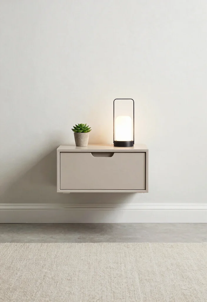 14 Small Space Nightstand Ideas That Maximize Every Inch - 1. Floating Nightstand 1