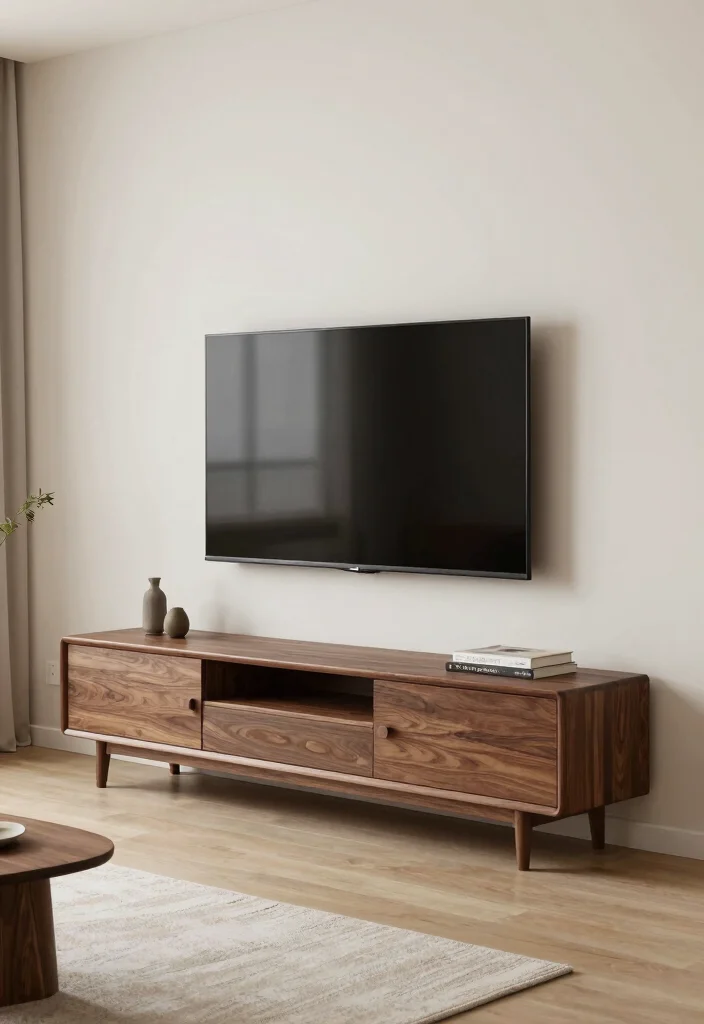 14 TV Unit Design Modern Ideas That Stay Sleek - 8. Sleek Low-Profile Designs 1