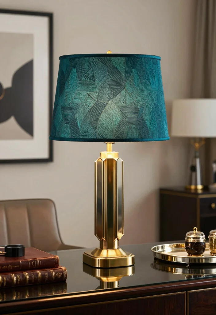 14 Table Lamp Lighting Ideas That Elevate Any Room - 1. Embrace the Art Deco Vibe 1
