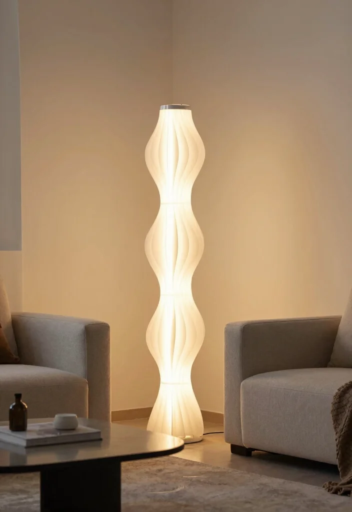 14 Table Lamp Lighting Ideas That Elevate Any Room - 10. Artistic Sculptural Lamps 1