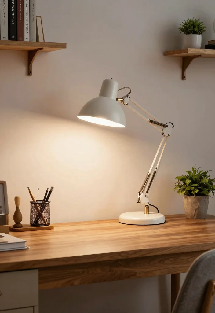 14 Table Lamp Lighting Ideas That Elevate Any Room - 11. Charming Desk Lamps for Workspaces 1