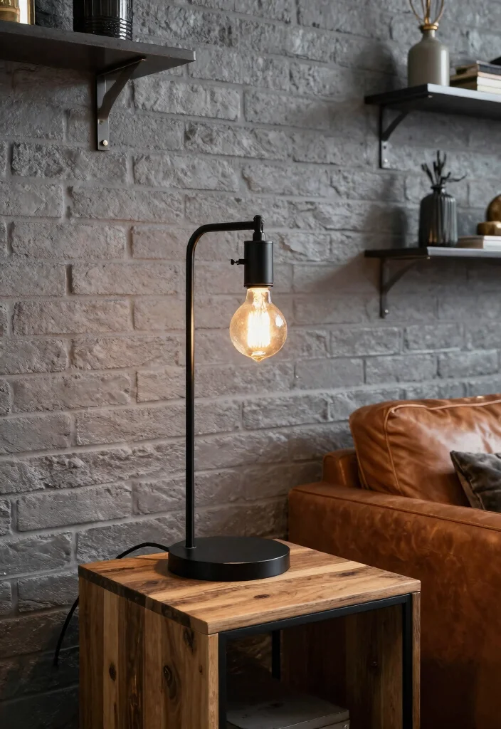 14 Table Lamp Lighting Ideas That Elevate Any Room - 3. Chic Industrial Designs 1