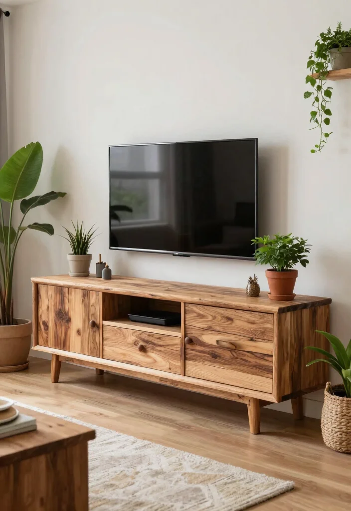 15 Classic TV Unit Design Ideas With Timeless Appeal 61 15 Classic TV Unit Design Ideas With Timeless Appeal - 11. Eco-Friendly Designs 1