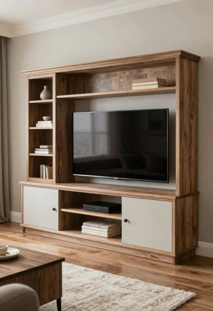 15 Classic TV Unit Design Ideas With Timeless Appeal 62 15 Classic TV Unit Design Ideas With Timeless Appeal - 12. Custom-Built Units 1