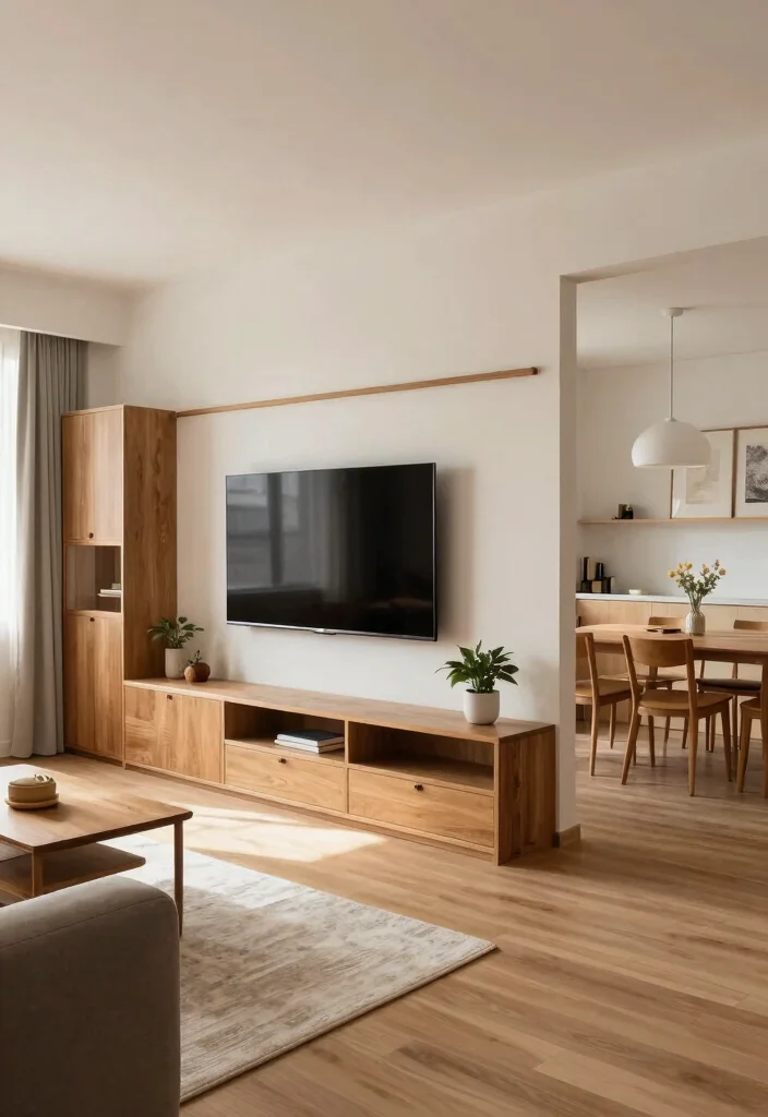 15 Classic TV Unit Design Ideas With Timeless Appeal 49 15 Classic TV Unit Design Ideas With Timeless Appeal - 9. Open-Concept Versatility 1