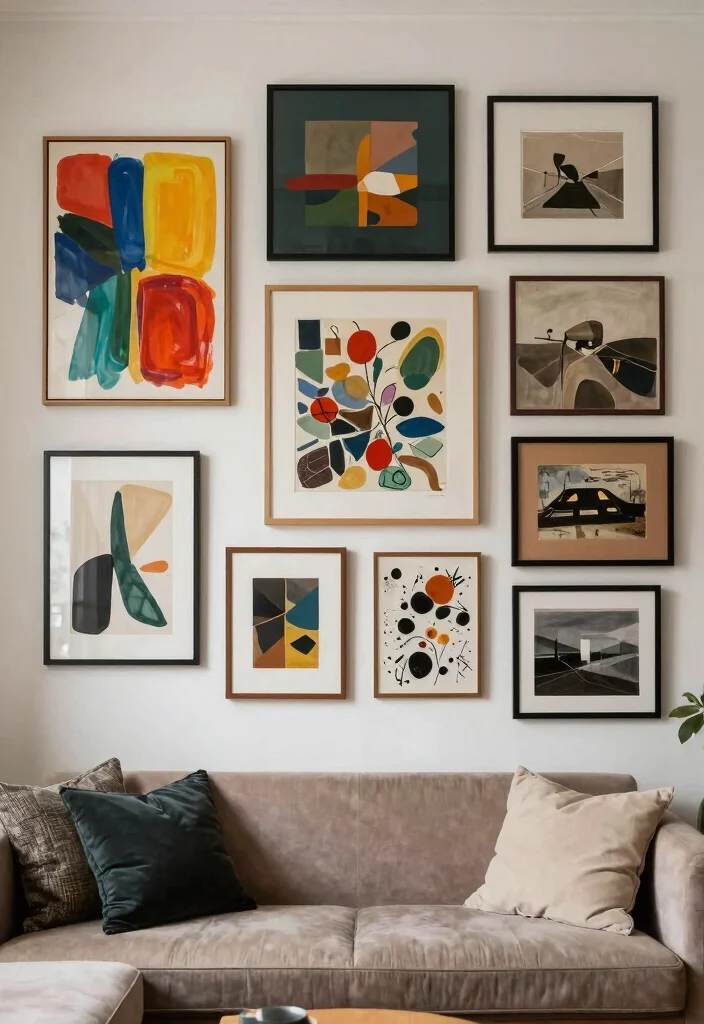 15 DTI Red Carpet 2026 Trending Ideas That Serve Bold Glam - 10. Artistic Wall Decor 1