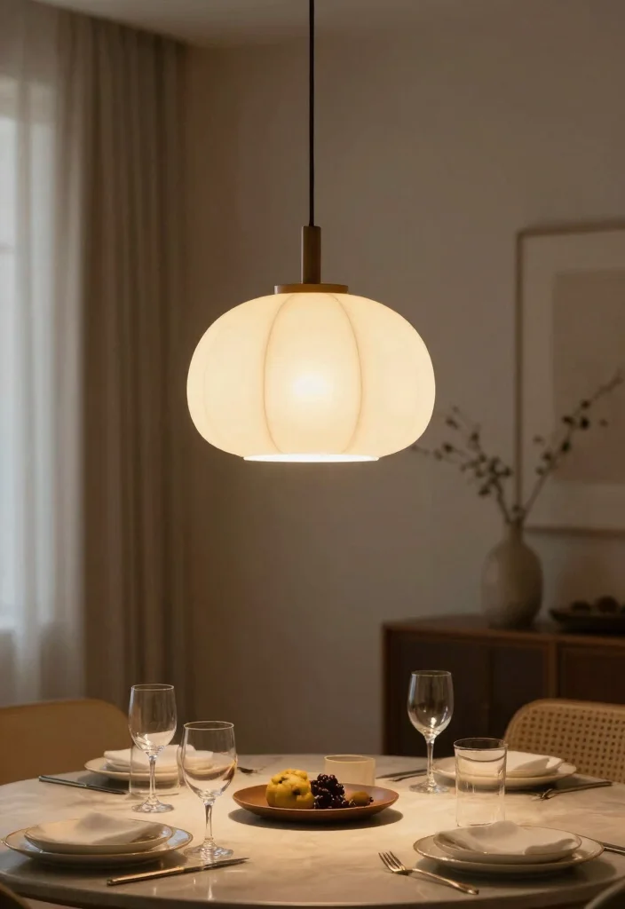 15 Dining Table Lamp Ideas That Add Warm Ambience - 13. Pendant Lamps Above the Table 1
