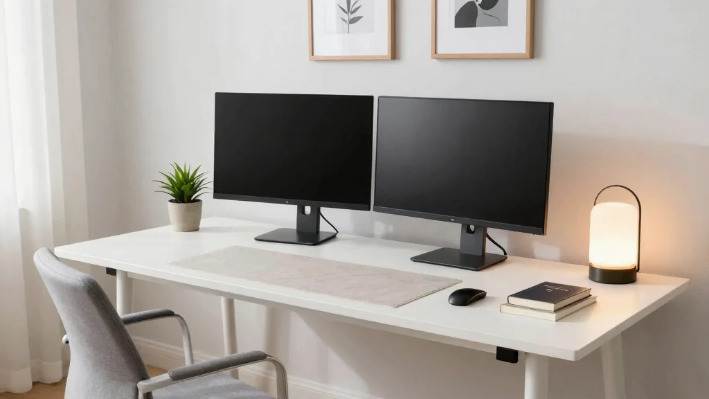 15 Double Monitor Desk Setup Aesthetic Ideas That Impress