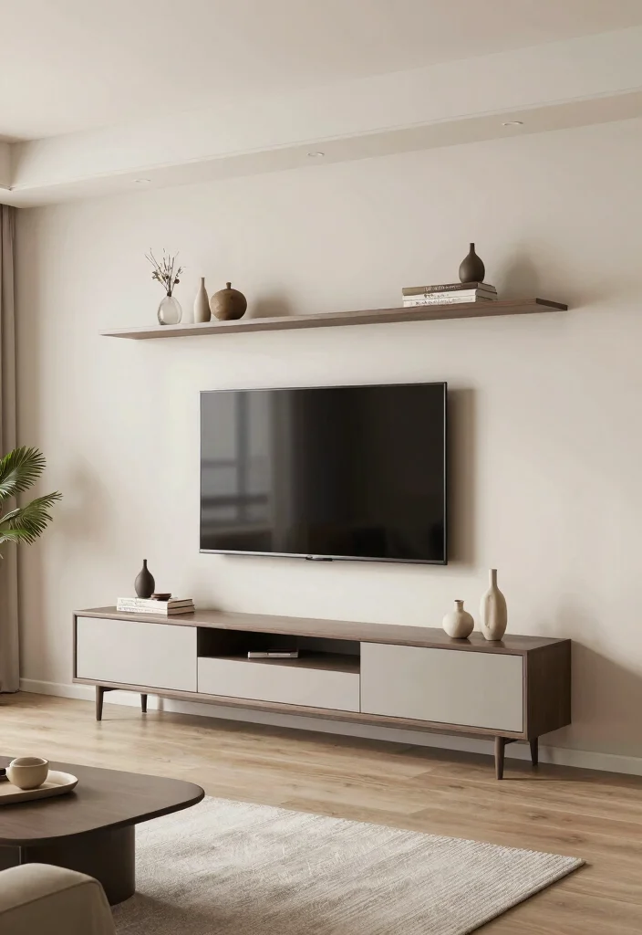 15 Latest TV Unit Designs 2026 Ideas That Feel Futuristic 38 15 Latest TV Unit Designs 2026 Ideas That Feel Futuristic - 8. Wall-Mounted Units 1