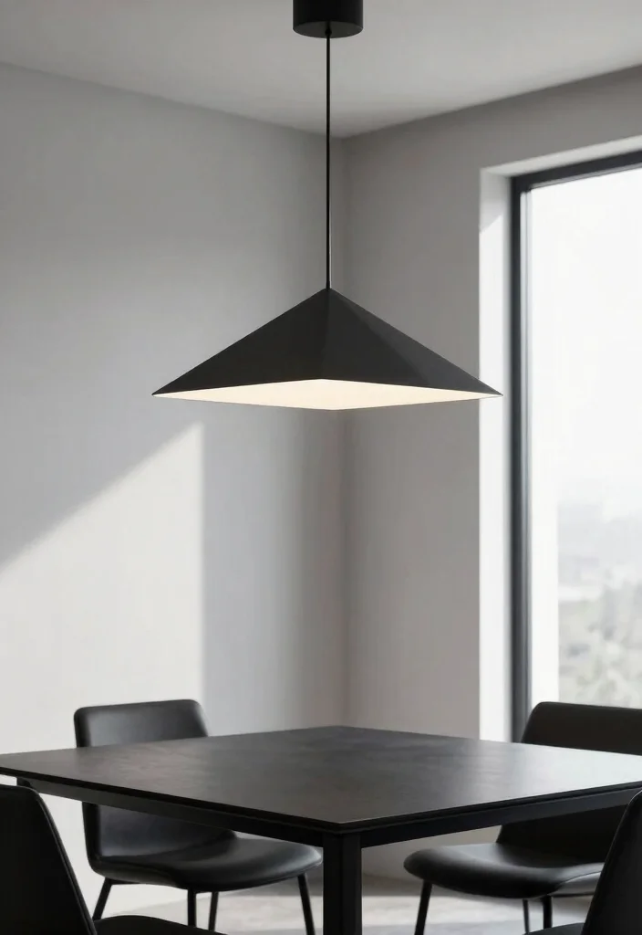 15 Metal Lamp Shade Ideas That Feel Industrial Chic - 5. Bold Metal Shades with Geometric Designs 1