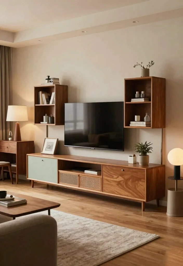 15 Modern 55 Inch TV Unit Design Ideas That Fit Perfectly 55 15 Modern 55 Inch TV Unit Design Ideas That Fit Perfectly - 15. Modular TV Unit for Flexibility 1