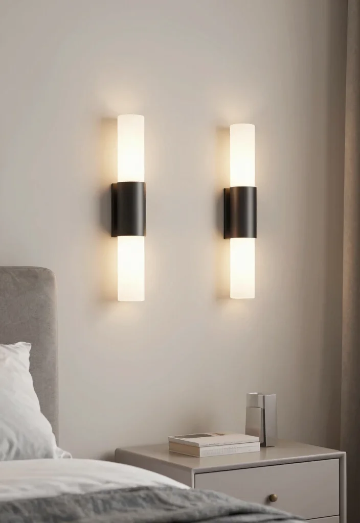15 Nightstand Lighting Ideas That Glow Beautifully - 13. Wall Sconces 1