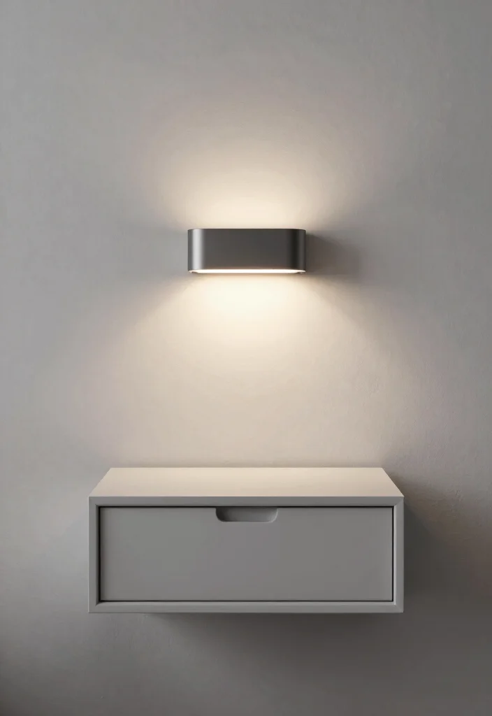 15 Nightstand Lighting Ideas That Glow Beautifully - 9. Floating Nightstand Lights 1