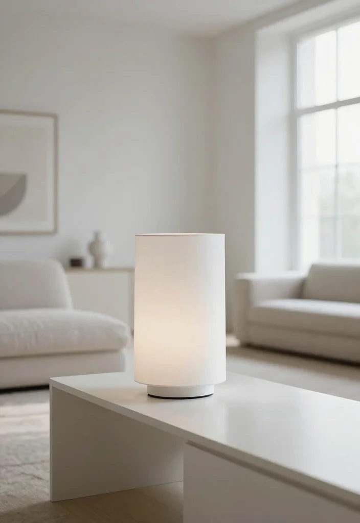 15 Papier Mache Lamp Ideas That Look Creative - 6. Minimalist Style 1