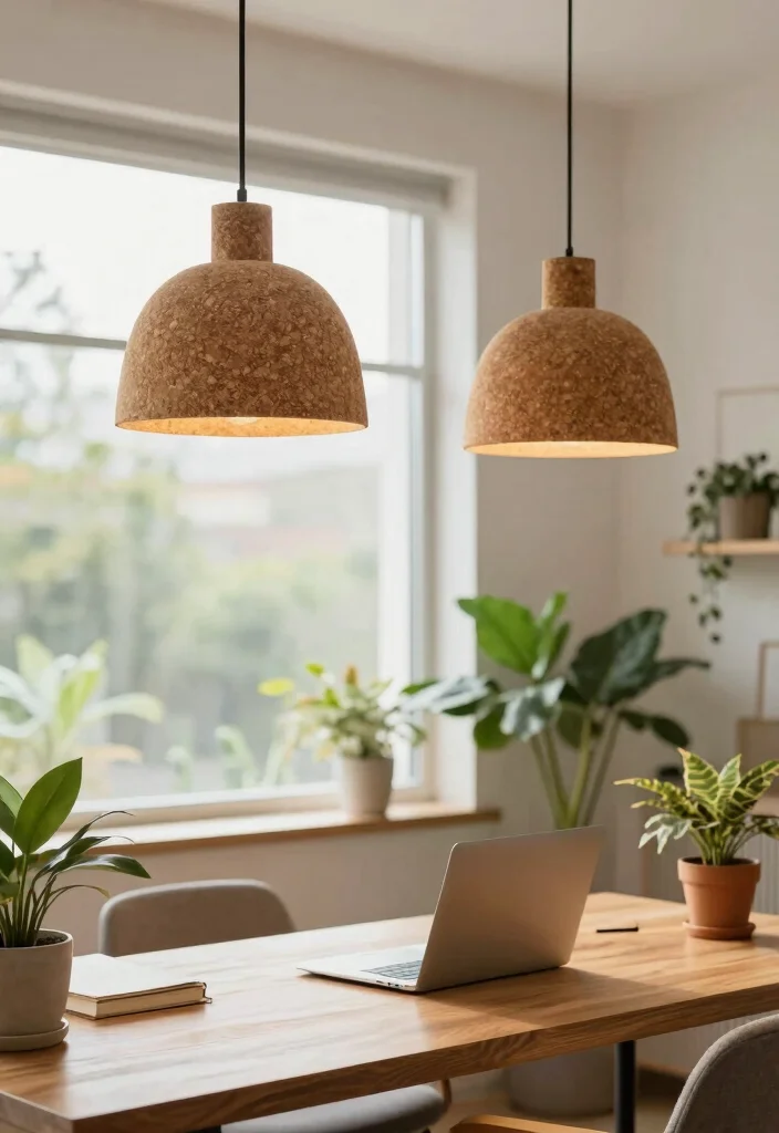 15 Pendant Light Shades Ideas That Transform Your Lighting 40 15 Pendant Light Shades Ideas That Transform Your Lighting - 10. Eco-Conscious Cork Shades 1