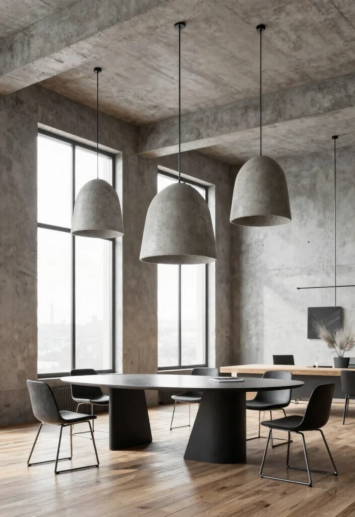 15 Pendant Light Shades Ideas That Transform Your Lighting 52 15 Pendant Light Shades Ideas That Transform Your Lighting - 12. Minimalist Concrete Shades 1