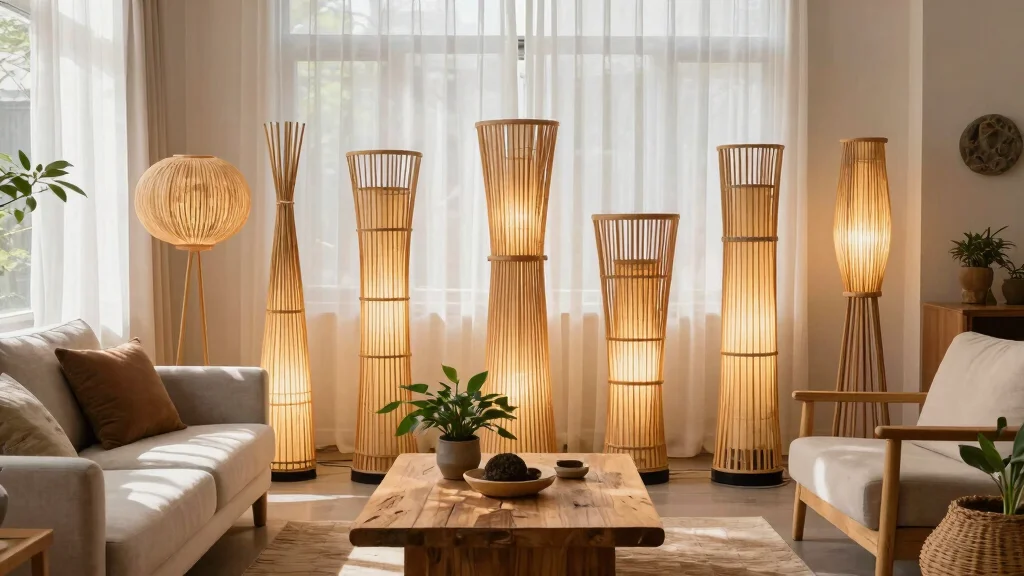 16 Bamboo Floor Lamp Ideas With Natural Texture