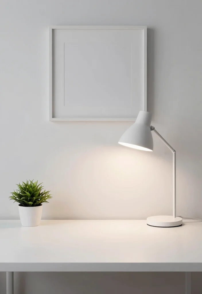 16 Comfy Desk Setup Ideas That Feel Inviting - 4. Minimalist Serenity 1