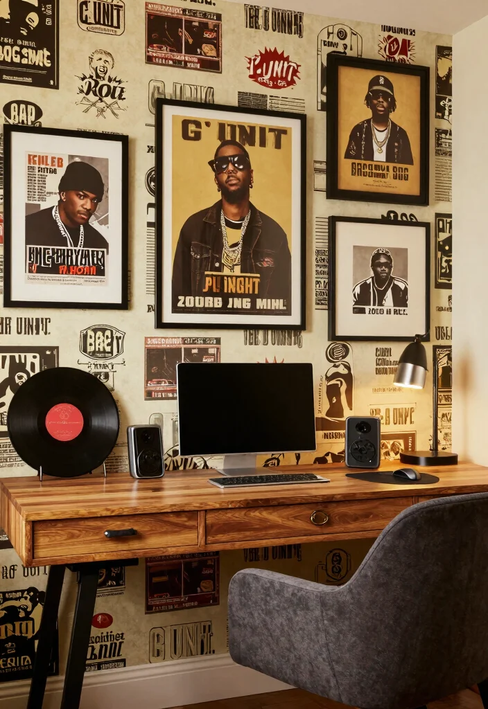 16 G Unit Wallpaper Ideas With Bold Statement Style 29 16 G Unit Wallpaper Ideas With Bold Statement Style - 9. Vintage Inspired 1