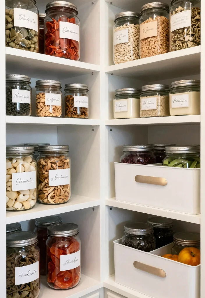 16 Grocery Unit in Kitchen Ideas That Organize Smartly - 15. Personalized Grocery Labels 1