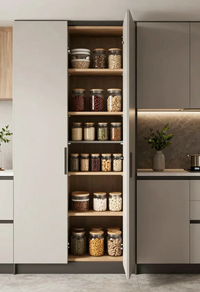 16 Grocery Unit in Kitchen Ideas That Organize Smartly - 8. Hidden Pantry Solutions 1