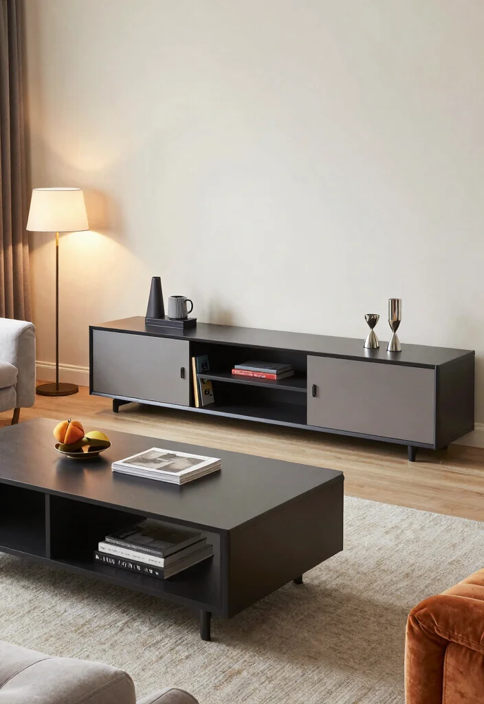 16 Media Unit Living Room Ideas That Blend Style & Storage 14 16 Media Unit Living Room Ideas That Blend Style & Storage - 4. Multi-functional Media Furniture 1