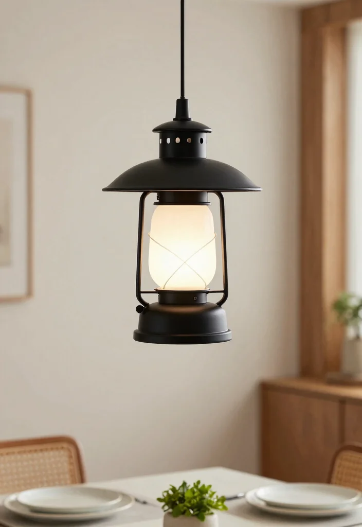 16 Scandinavian Pendant Light Ideas With Clean Nordic Vibes 1 16 Scandinavian Pendant Light Ideas With Clean Nordic Vibes - 1. Sleek Black Lantern Pendant 1