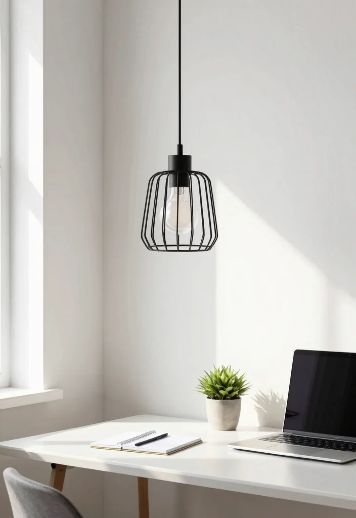 16 Scandinavian Pendant Light Ideas With Clean Nordic Vibes 53 16 Scandinavian Pendant Light Ideas With Clean Nordic Vibes - 13. Simple Wire Pendant 1