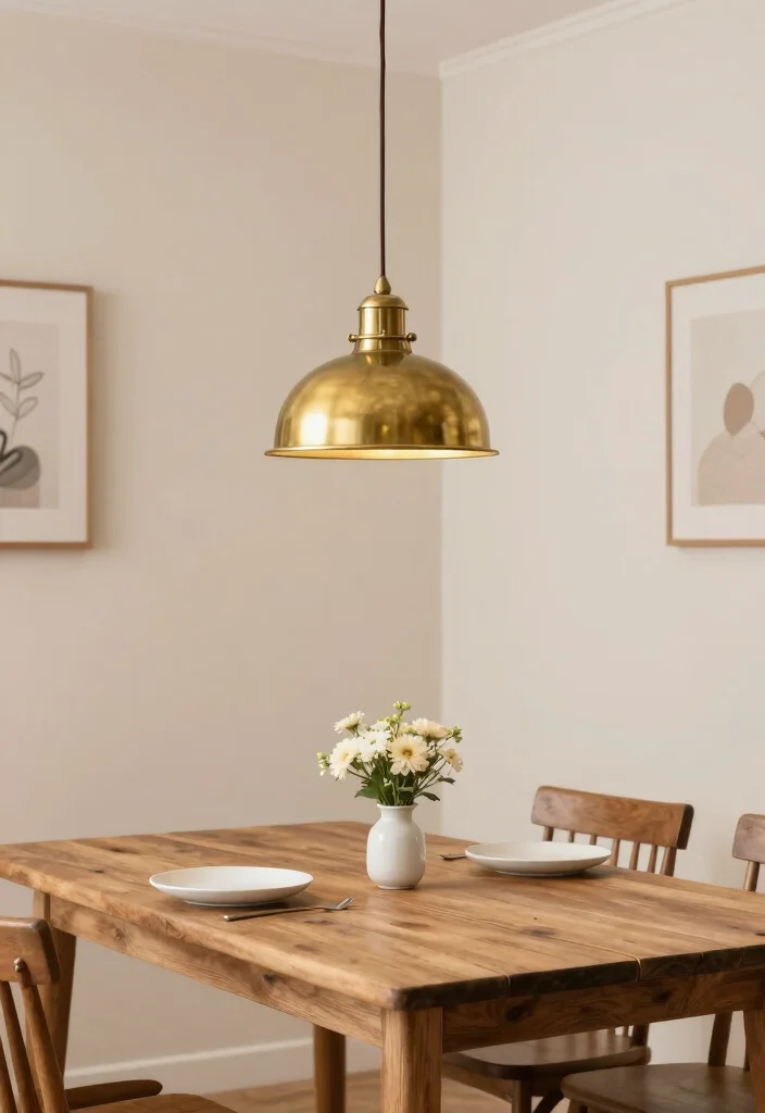 16 Scandinavian Pendant Light Ideas With Clean Nordic Vibes 13 16 Scandinavian Pendant Light Ideas With Clean Nordic Vibes - 3. Vintage Brass Pendant 1