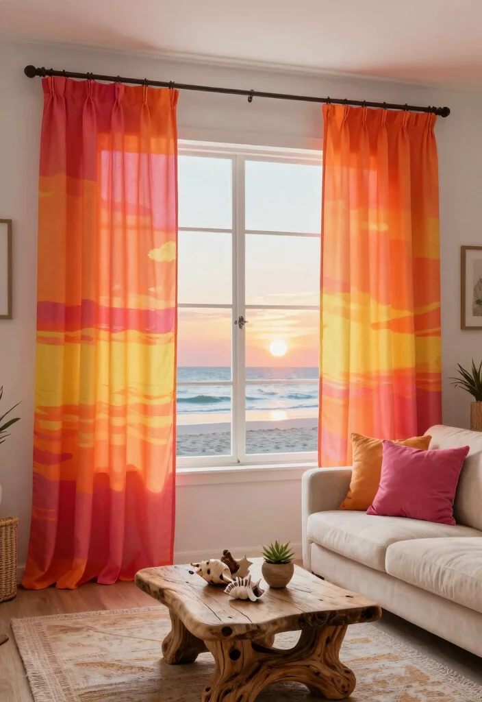 16 Surf Curtains Hair Men Ideas for Effortless Beach Style - 1. Vibrant Sunset Hues 1
