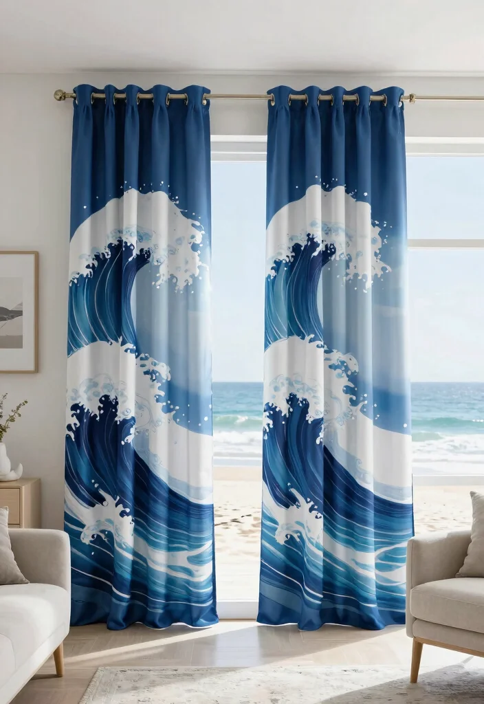 16 Surf Curtains Hair Men Ideas for Effortless Beach Style - 8. Tsunami Waves Patterns 1