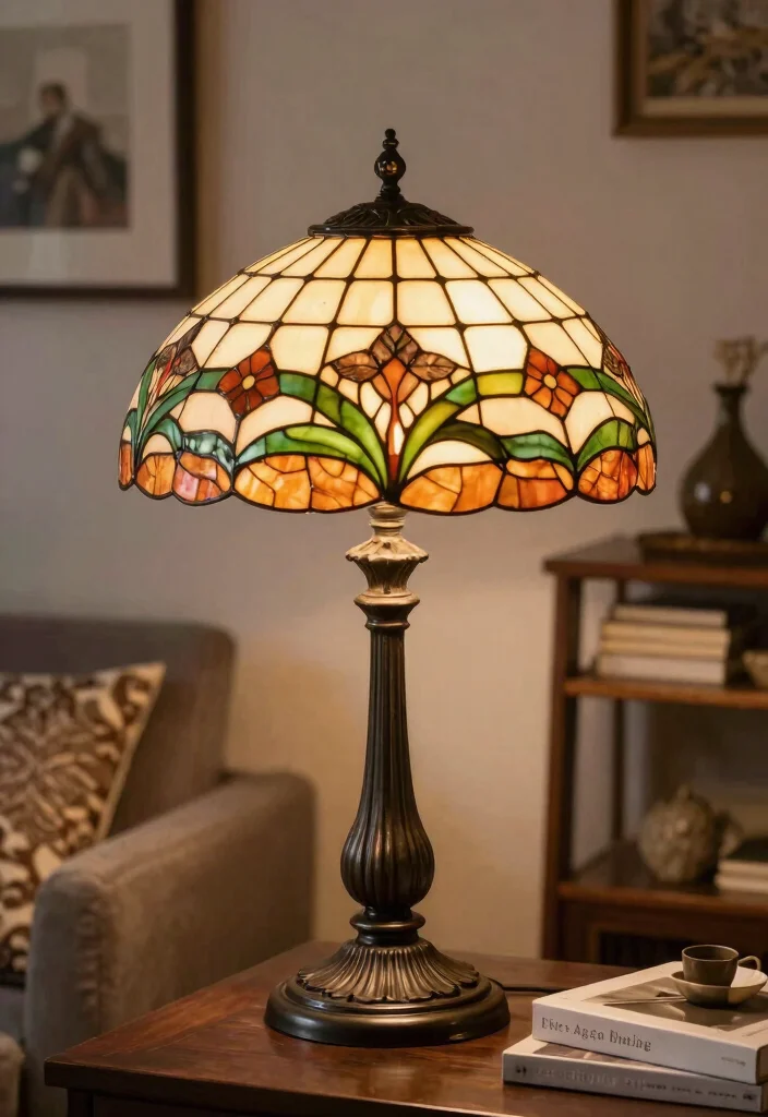 16 Tiffany Lamp Shade Ideas With Vintage Charm 53 16 Tiffany Lamp Shade Ideas With Vintage Charm - 13. Custom Touches 1