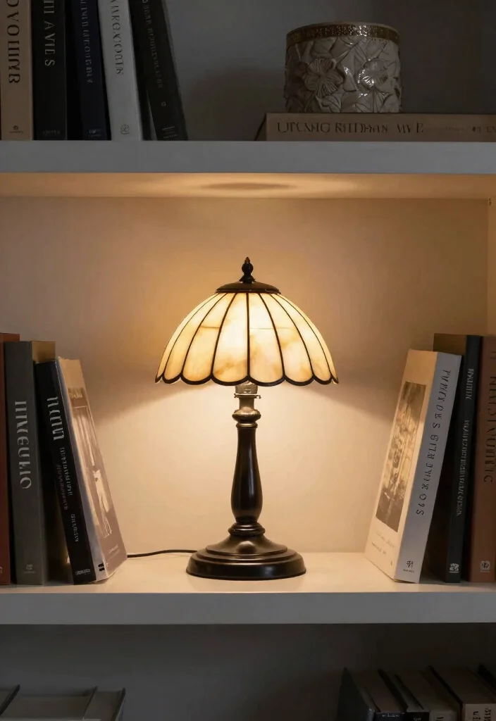 16 Tiffany Lamp Shade Ideas With Vintage Charm 54 16 Tiffany Lamp Shade Ideas With Vintage Charm - 14. Dazzling Accent Lighting 1