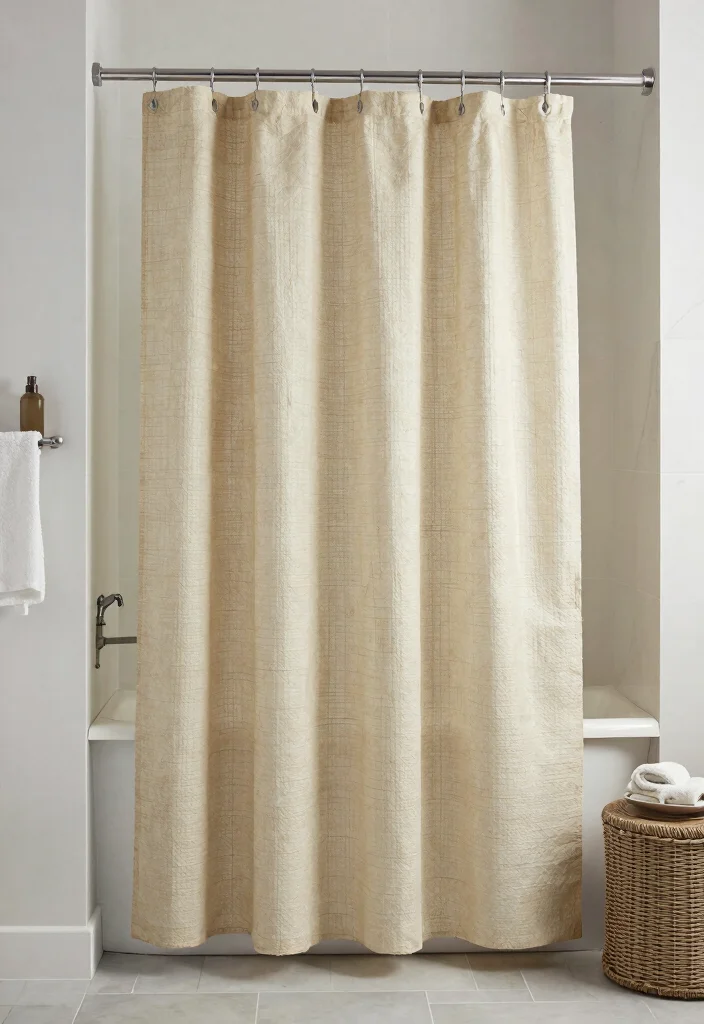17 Bathroom Shower Curtains 2026 Trending Ideas That Feel Fresh & Stylish - 17. Eco-Friendly Textiles 1