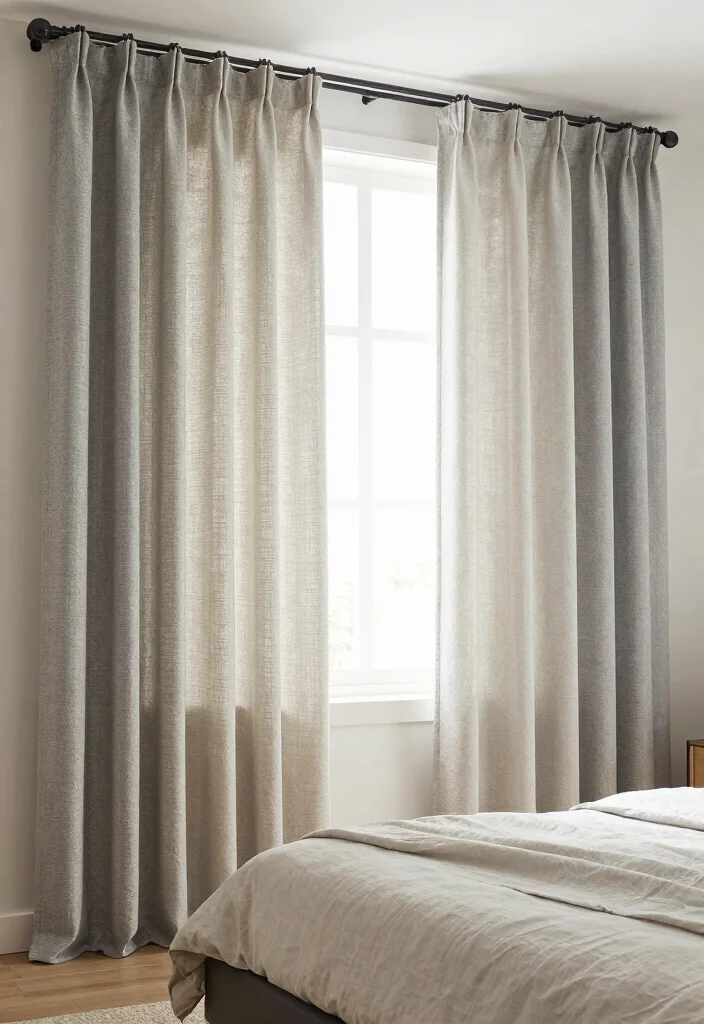 17 Beds With Curtains Ideas That Feel Cozy & Dreamy 67 17 Beds With Curtains Ideas That Feel Cozy & Dreamy - 17. Customizable Curtain Solutions 1