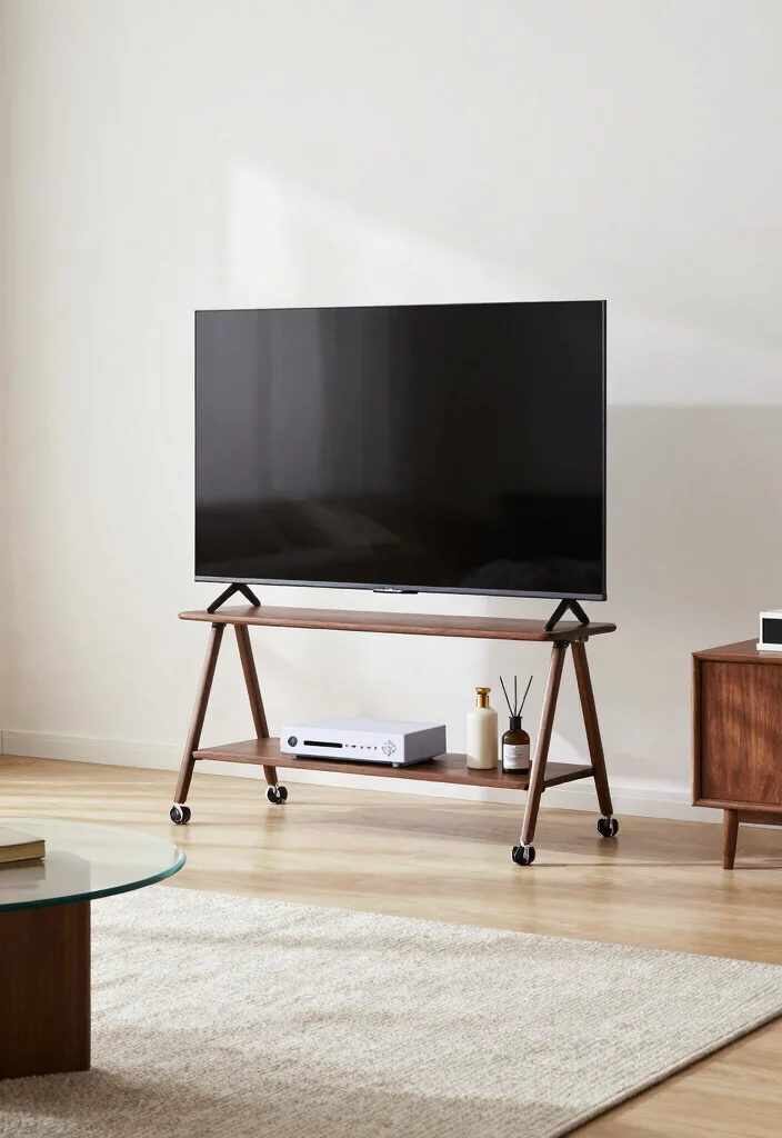 17 Classy TV Unit Designs Ideas That Impress Guests 29 17 Classy TV Unit Designs Ideas That Impress Guests - 9. Mobile TV Stands 1