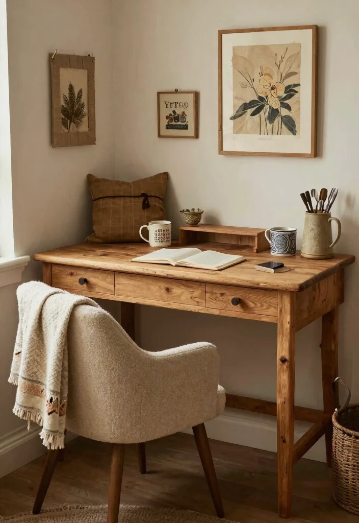 17 Desk PC Setup Ideas That Look Sleek & Powerful - 10. Cozy Cottage 1