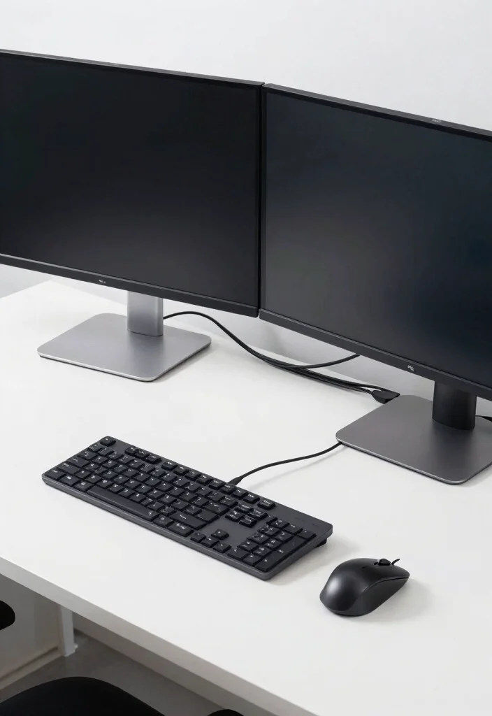17 Desk PC Setup Ideas That Look Sleek & Powerful - 4. Tech-Savvy Setup 1