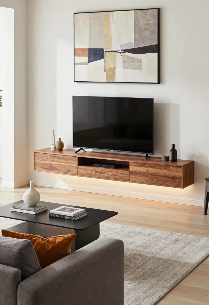 17 TV Unit Design Modern Living Luxury 2026 Trending Ideas That Wow - 1. Floating Elegance 1