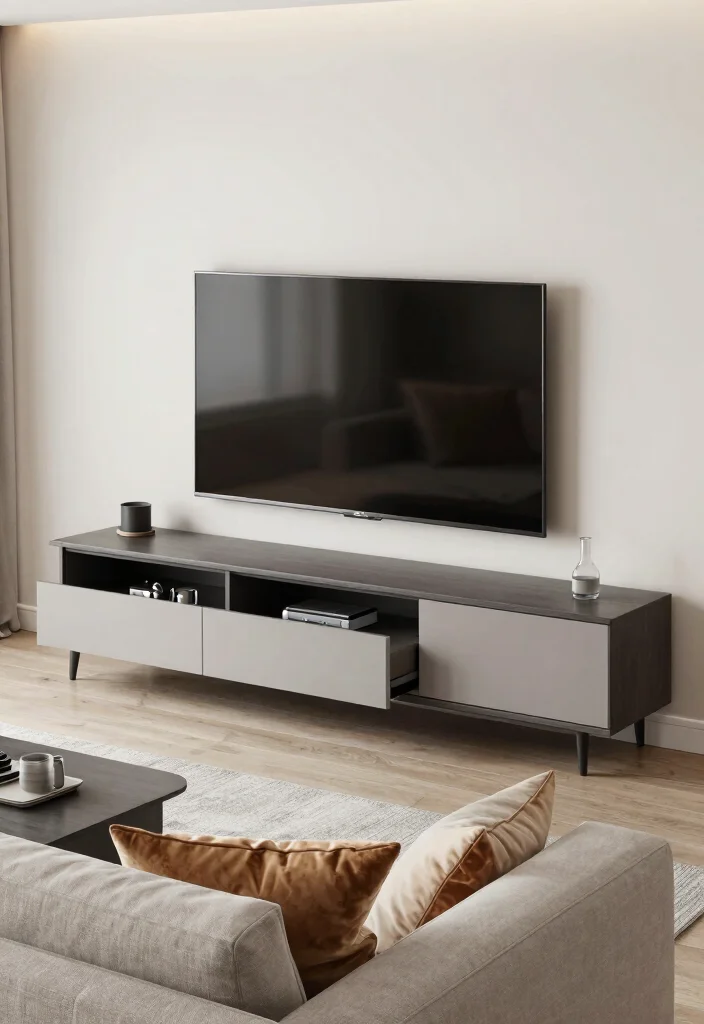 17 TV Unit Design Modern Living Luxury 2026 Trending Ideas That Wow - 13. Smart Storage Solutions 1