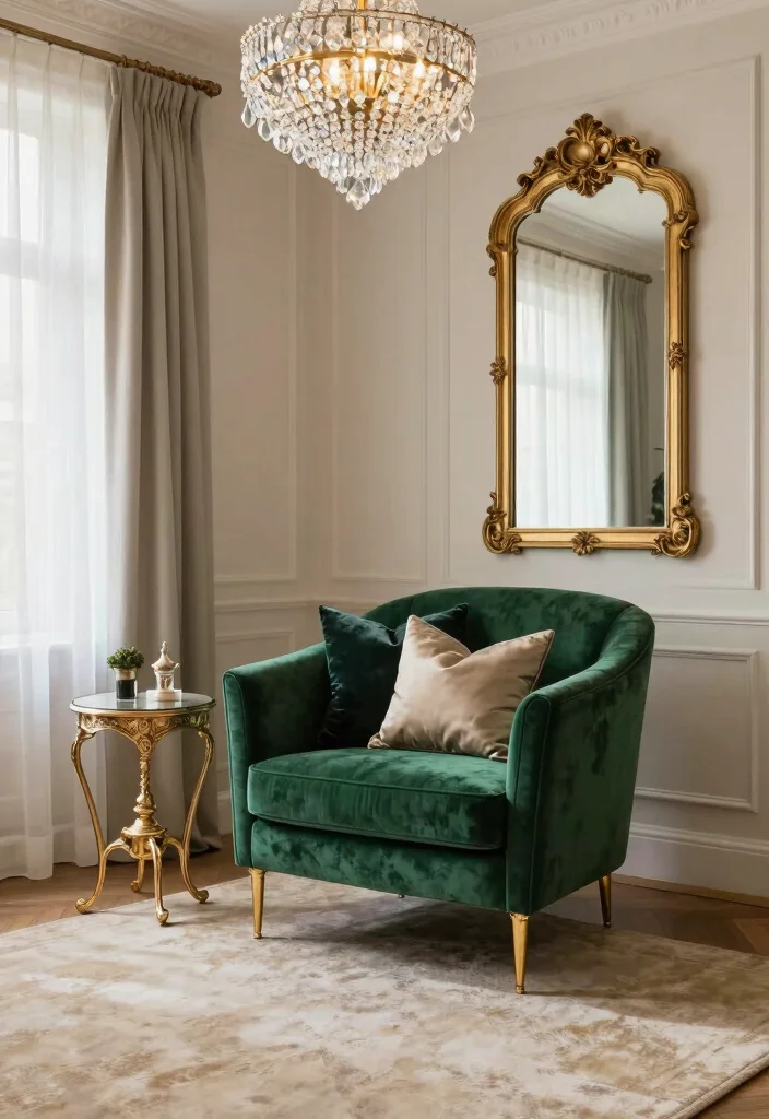 17 Vintage Red Carpet Looks Ideas With Old Hollywood Glam - 1. Hollywood Glamour in a Small Space 1